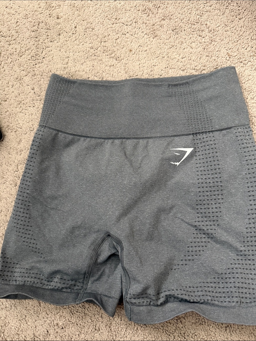 Gymshark Charcoal Seamless High-Waist Bike Shorts